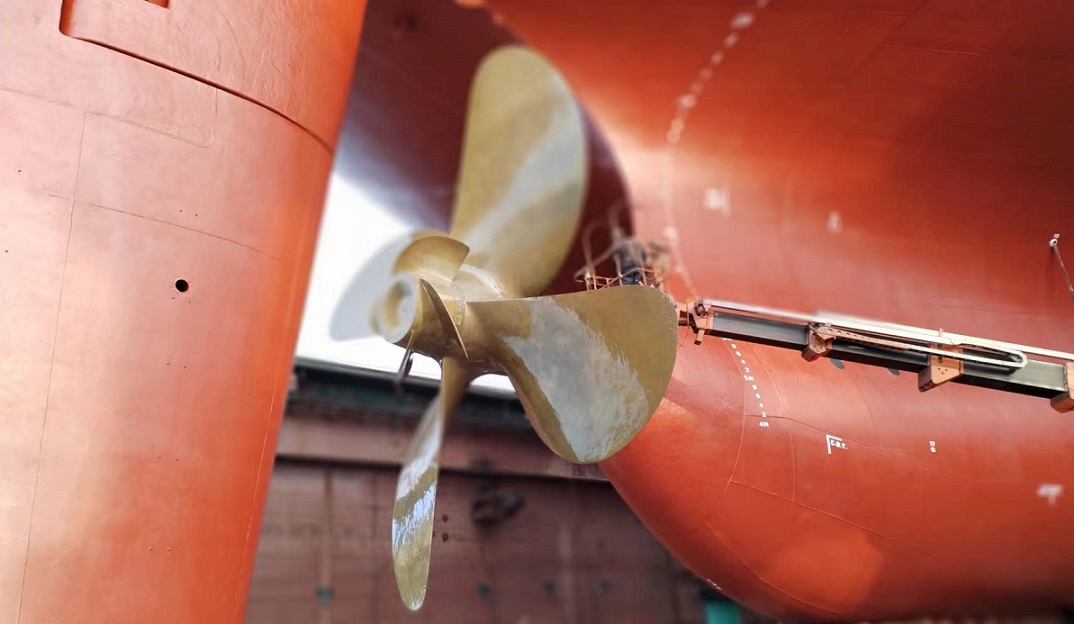 Across China: Bionic Dolphin Skin Saves Fuel for Large Crude Carrier