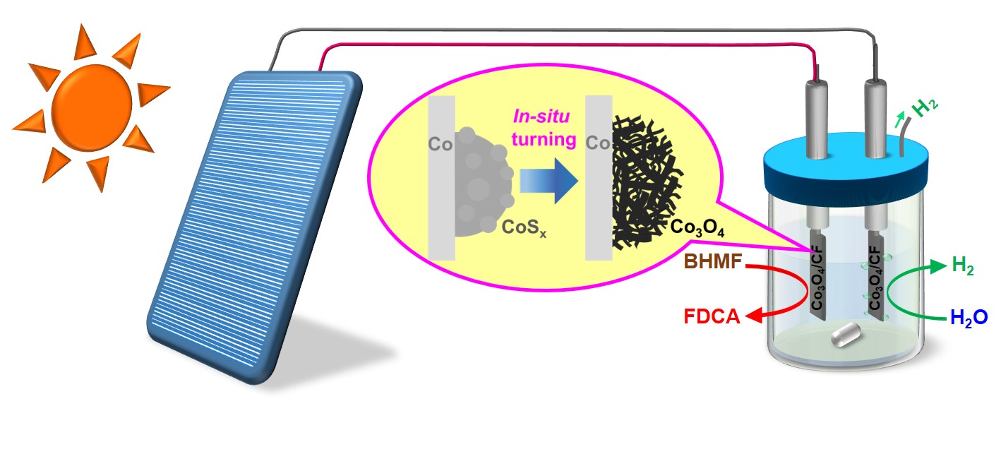 Novel Electrocatalyst Developed for Biomass Upgrading and Hydrogen Generation