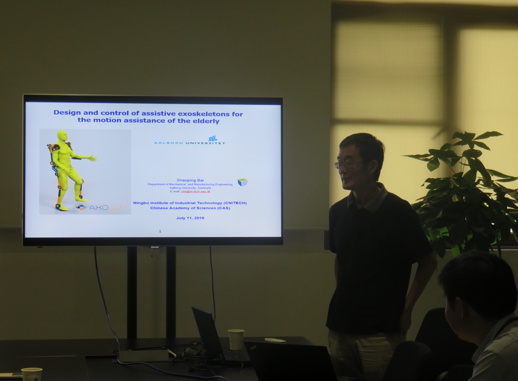 Dr. Shaoping Bai of Aalborg University visits CNITECH,CAS